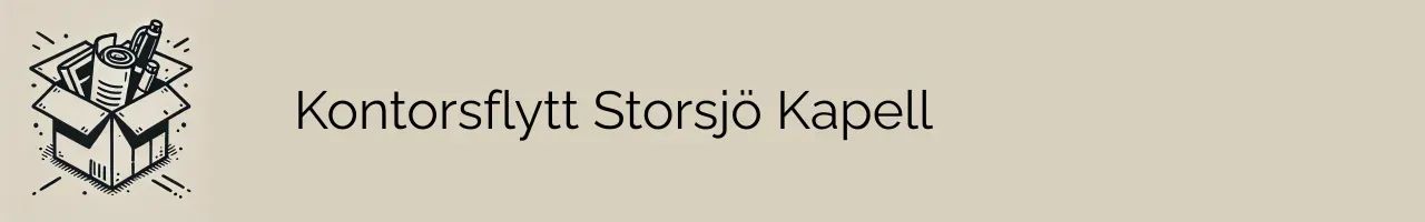 Kontorsflytt Storsjö Kapell